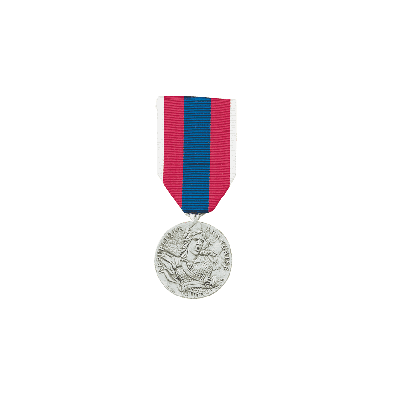 Médaille de la Défense Nationale - Argent (argenté)