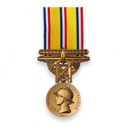 Médaille des Sapeurs Pompiers - Echelon Grand Or (40 ans)