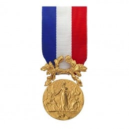 Médaille d'Honneur pour acte de Courage & Dévouement - Vermeil