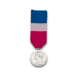 Médaille d'Honneur du Travail - Argent (20 ans)