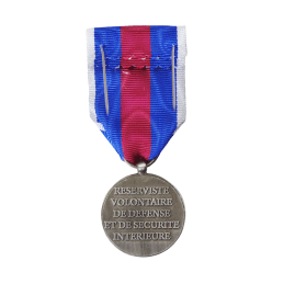 Médaille des Réservistes Volontaires de Défense et de Sécurité Intérieure - Echelon Argent