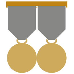 Barrette porte-médaille - 6 réductions ou 2 ordonnance