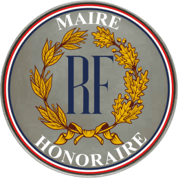 Médaille imprimée Maire Honoraire - Version Classique