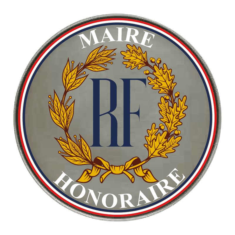Médaille imprimée Maire Honoraire - Version Classique