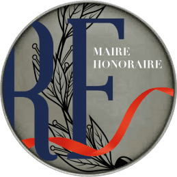 Médaille imprimée Maire Honoraire - Version Moderne