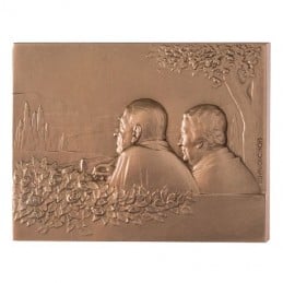 Plaque de Noces d'Or 50 ans - Bronze